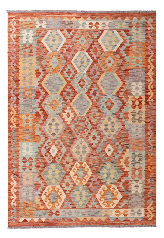 Kelim Maimene Teppich 174x246cm - bunt