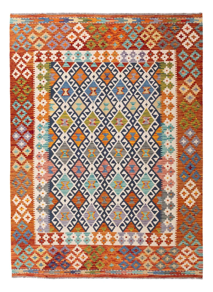 Kelim Maimene Teppich 176x236cm - bunt