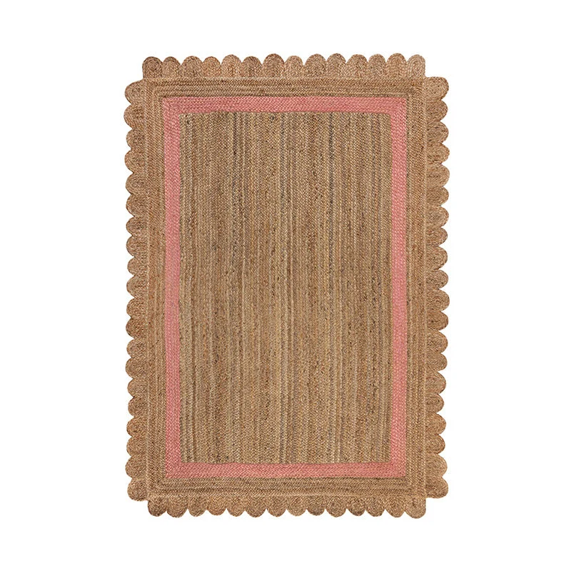 Jute Teppich - Grazo Natur Rosa
