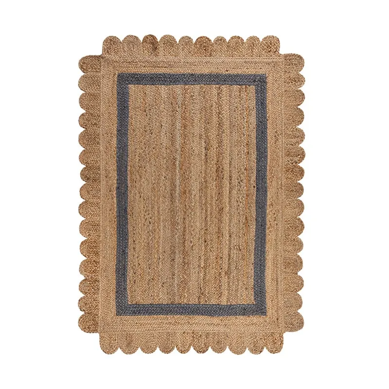 Jute Teppich - Grazo Natur Grau