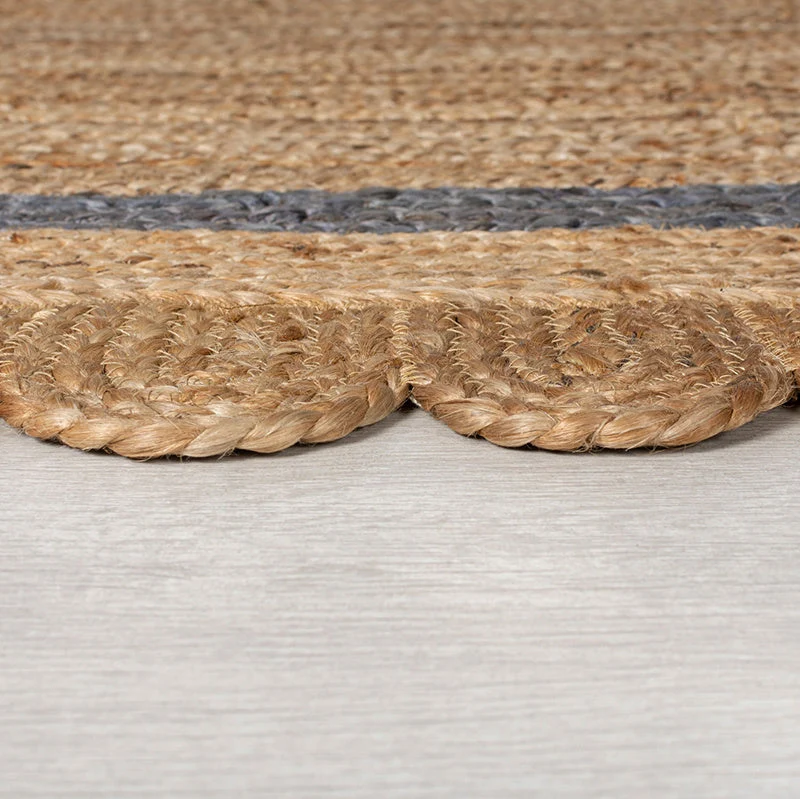 Jute Teppich - Grazo Natur Grau