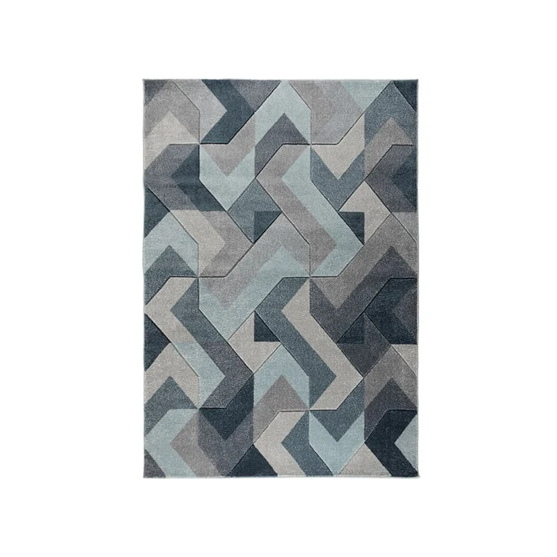 Moderner Teppich - Hando Arora Blau