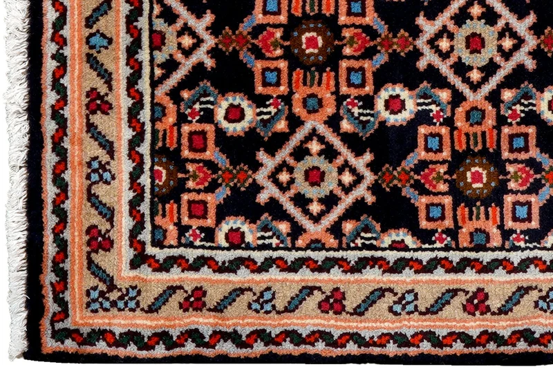 Hamadan · Handgeknüpft – Blau, 94x60 cm