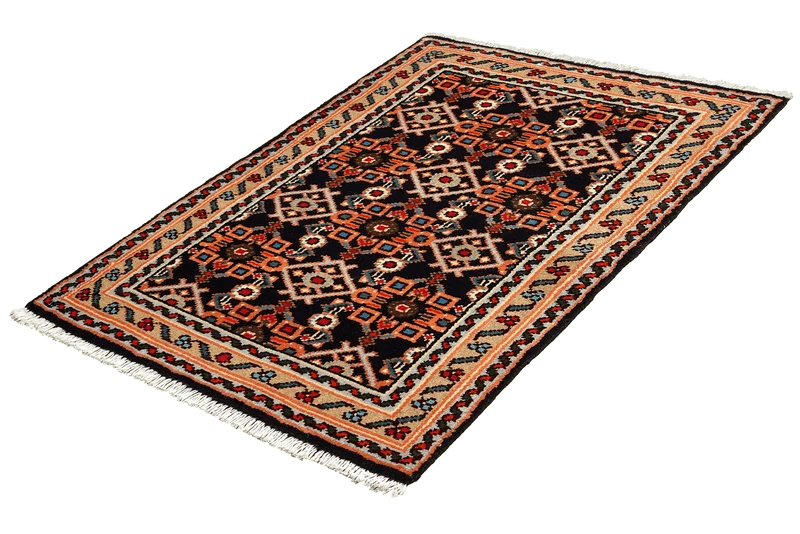 Hamadan · Handgeknüpft – Blau, 94x60 cm