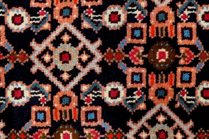 Hamadan · Handgeknüpft – Blau, 94x60 cm