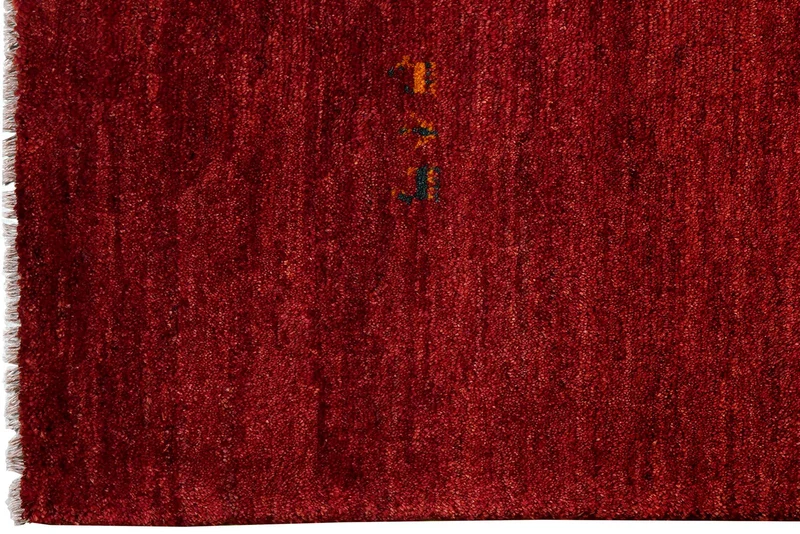 Gabbeh · Handgeknüpft – Rot, 220x81 cm