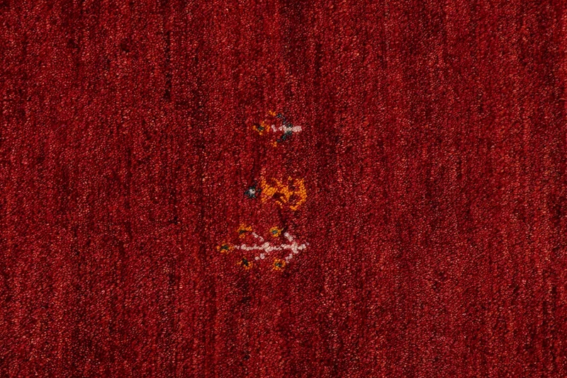 Gabbeh · Handgeknüpft – Rot, 220x81 cm