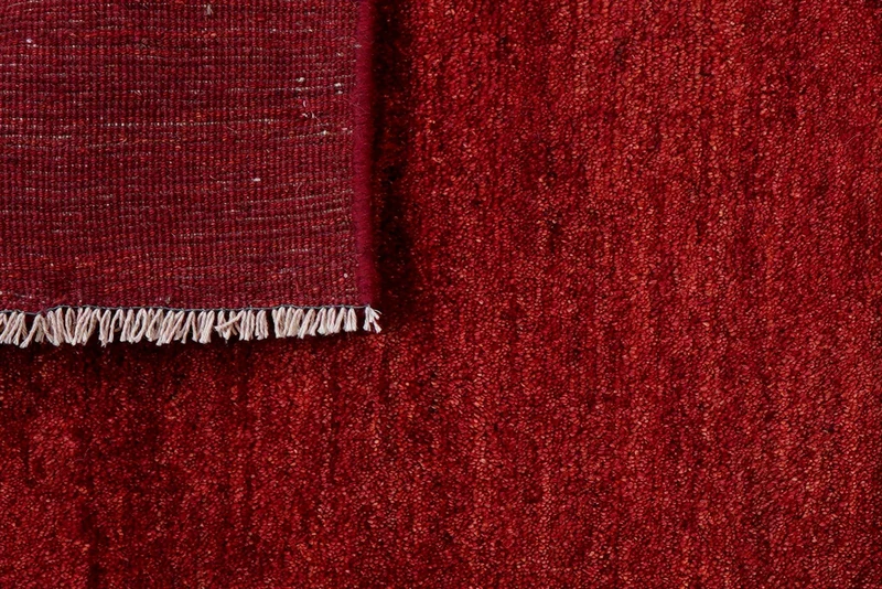 Gabbeh · Handgeknüpft – Rot, 220x81 cm