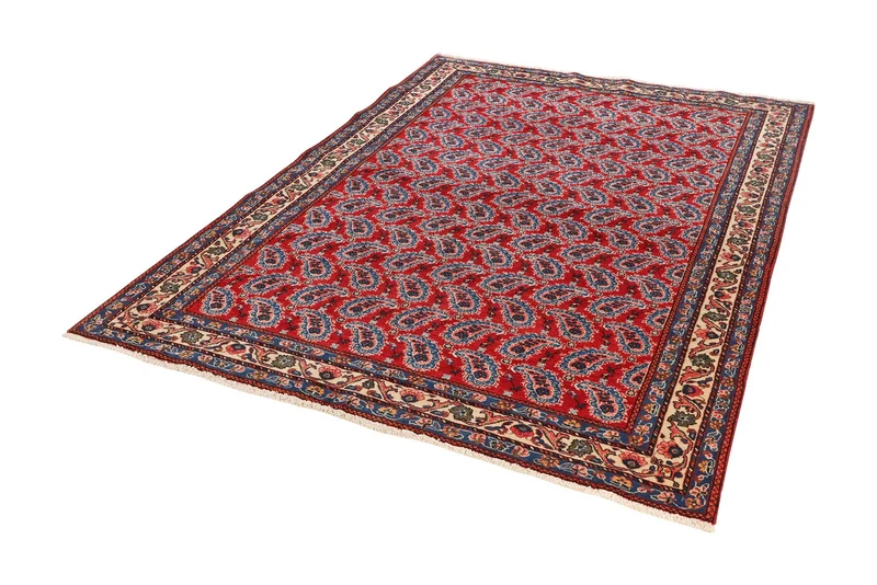 Abadeh · Handgeknüpft – Rot, 211x156 cm