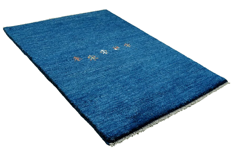 Gabbeh · Handgeknüpft – Blau, 131x78 cm
