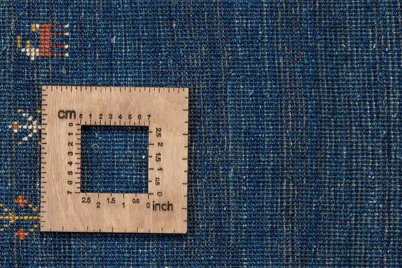 Gabbeh · Handgeknüpft – Blau, 131x78 cm