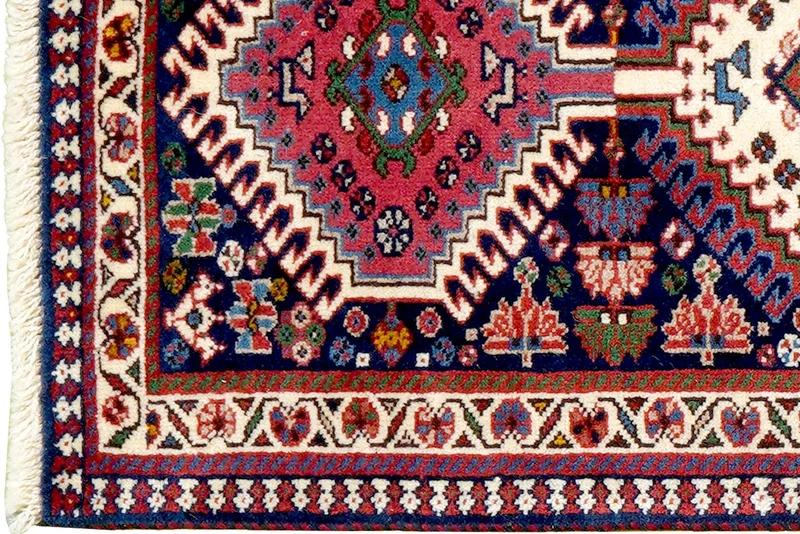 Yalameh · Handgeknüpft – Blau, 152x53 cm