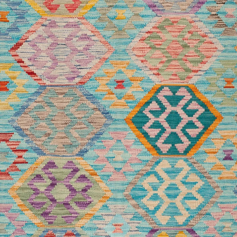 Kelim Maimene Teppich 170x250cm - bunt