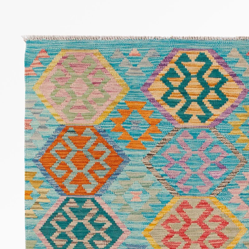 Kelim Maimene Teppich 170x250cm - bunt