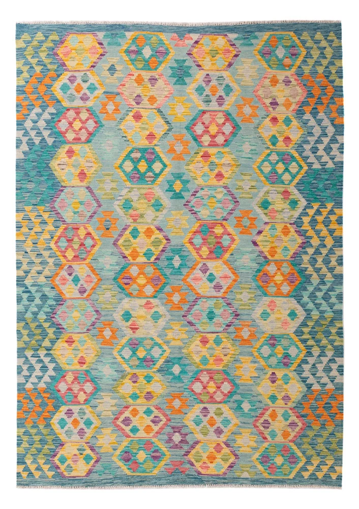 Kelim Maimene Teppich 173x245cm - bunt