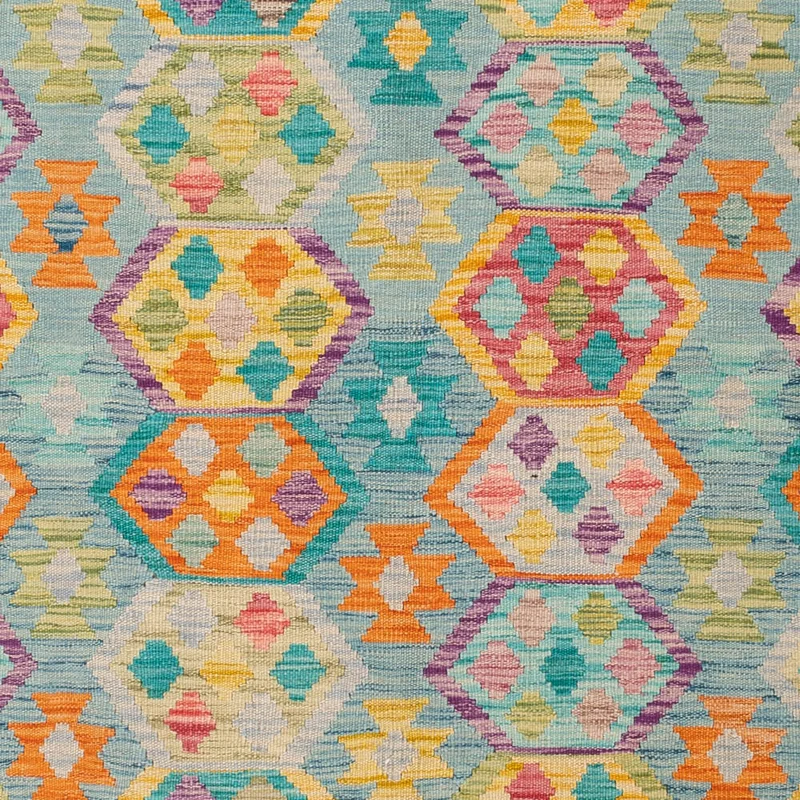 Kelim Maimene Teppich 173x245cm - bunt