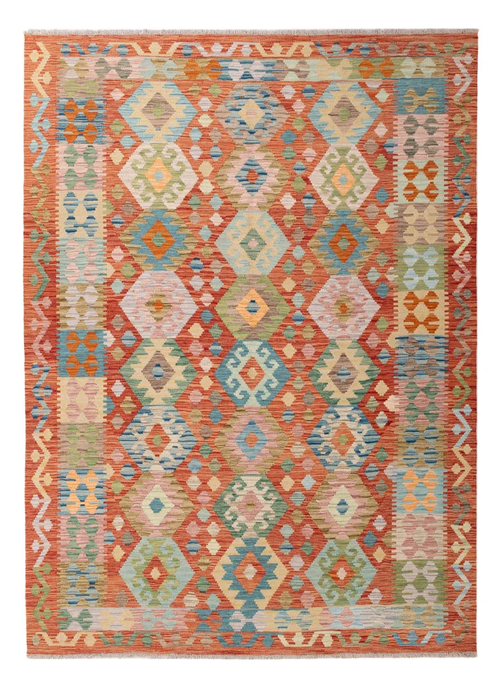 Kelim Maimene Teppich 176x244cm - bunt