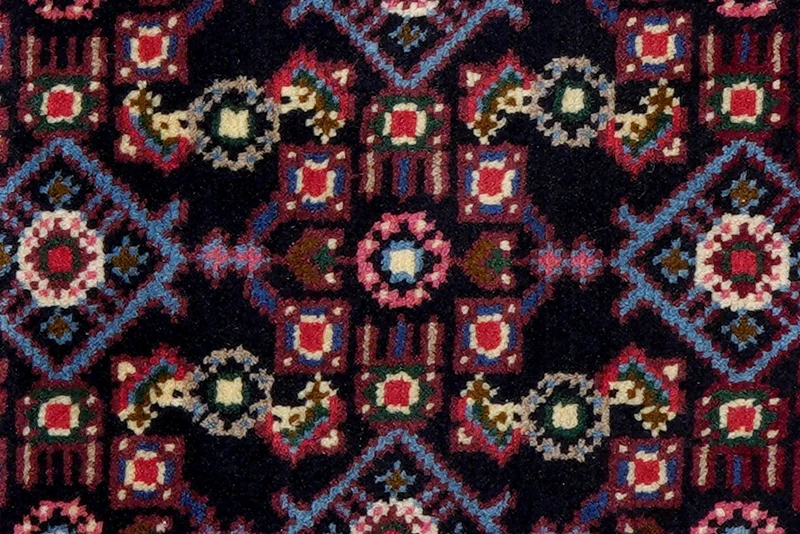 Hamadan · Handgeknüpft – Blau, 89x58 cm