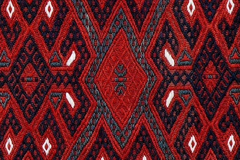 Kelim Turkman · Handgewebt – Bunt, 39x85 cm