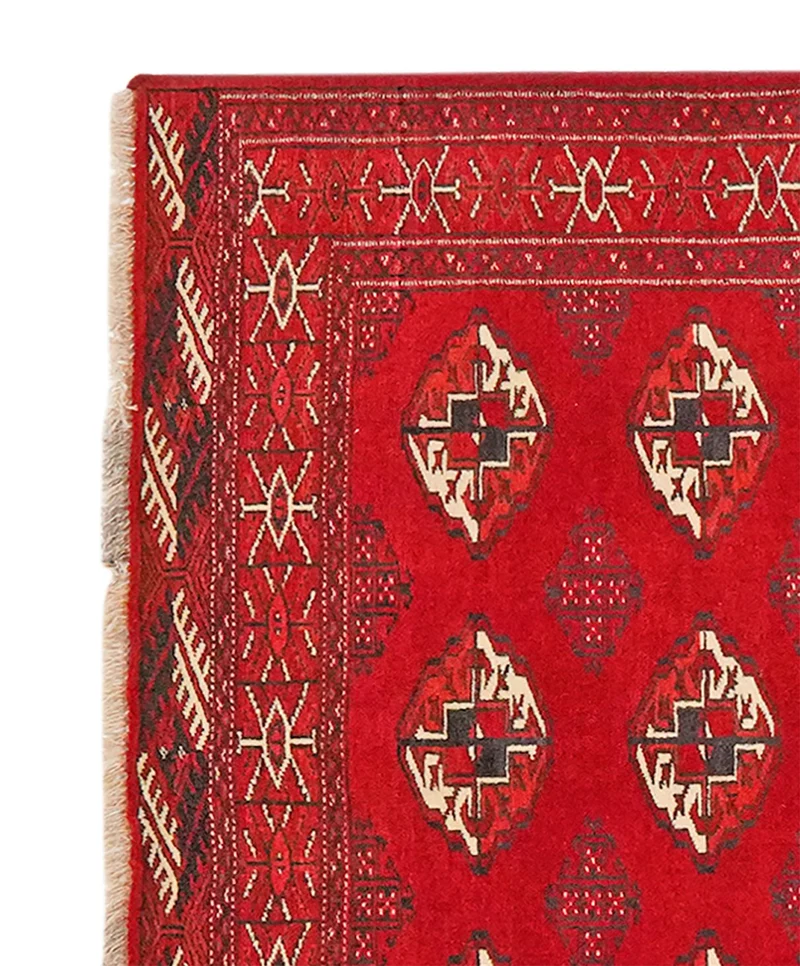 Turkman · Handgeknüpft – Rot, 148x115 cm