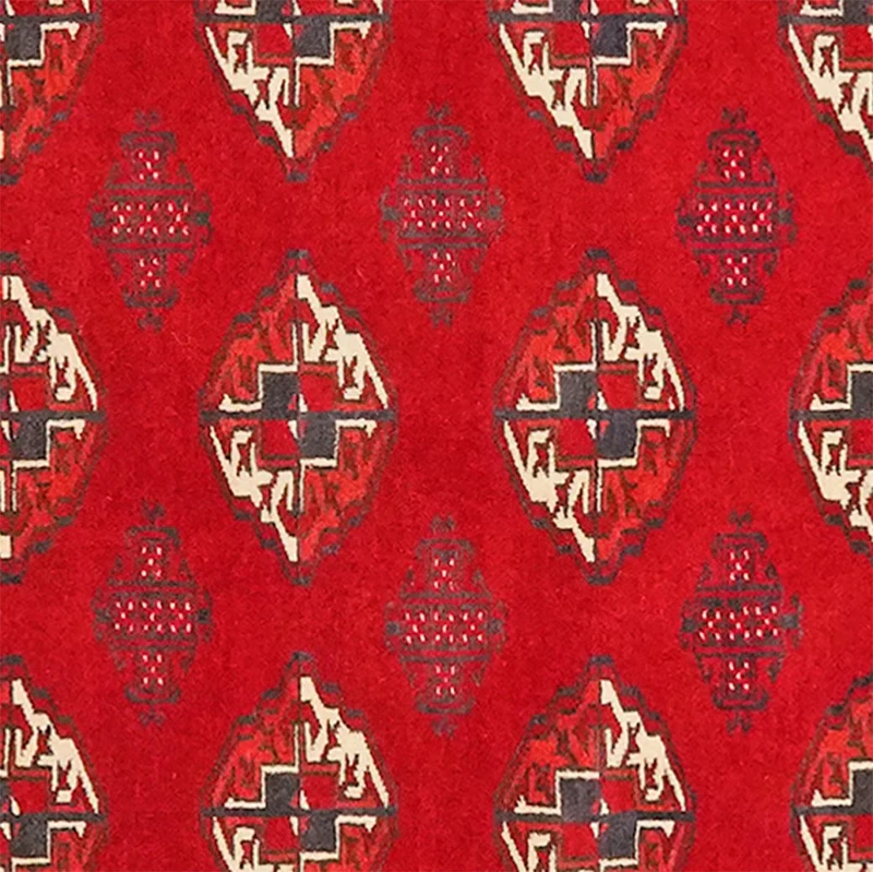 Turkman · Handgeknüpft – Rot, 148x115 cm
