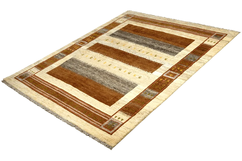 Rizbaf · Handgeknüpft – Braun, 240x174 cm