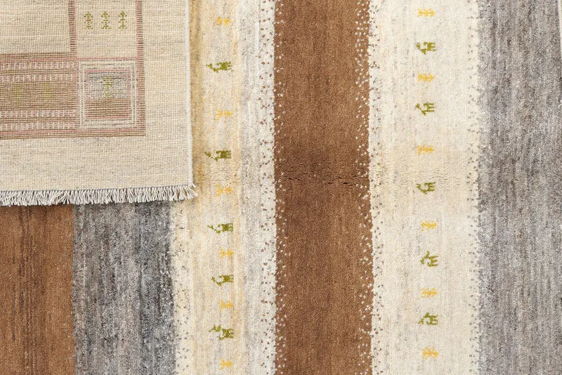 Rizbaf · Handgeknüpft – Braun, 240x174 cm