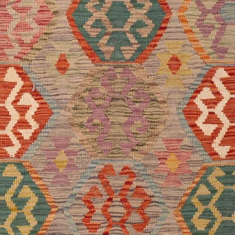 Kelim Maimene Teppich 161x203cm - bunt