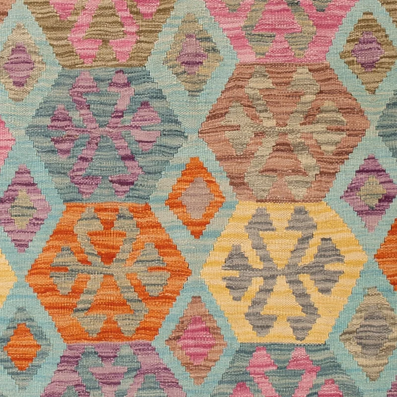 Kelim Maimene Teppich 156x205cm - bunt