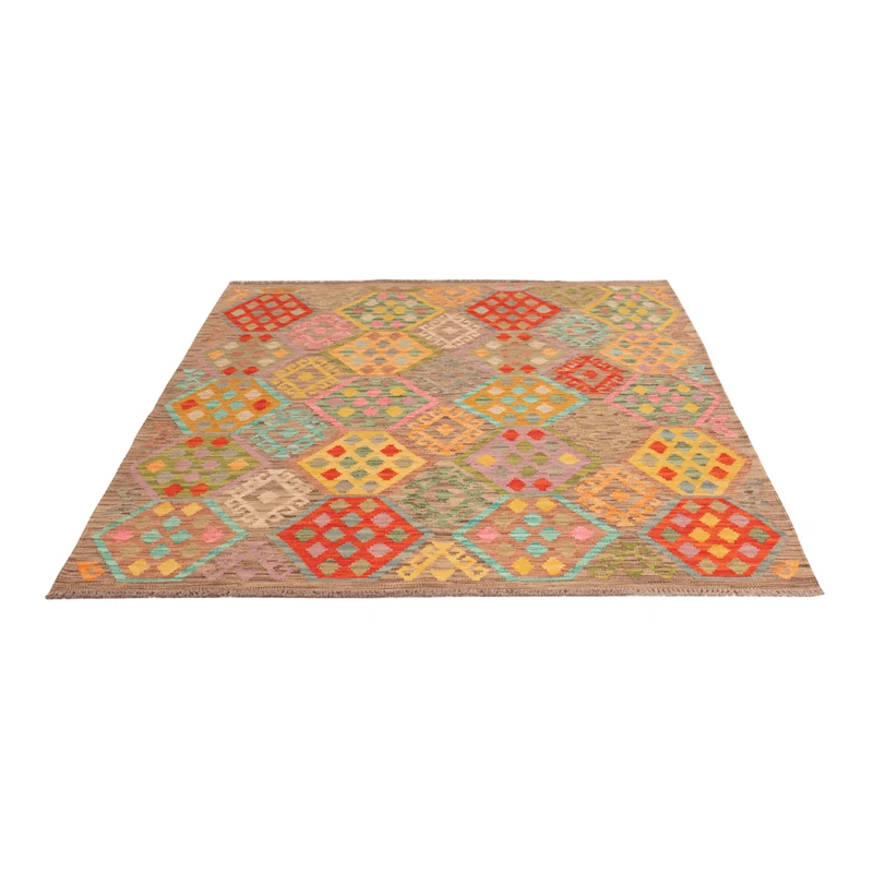 Kelim Maimene Teppich 158x197cm - bunt