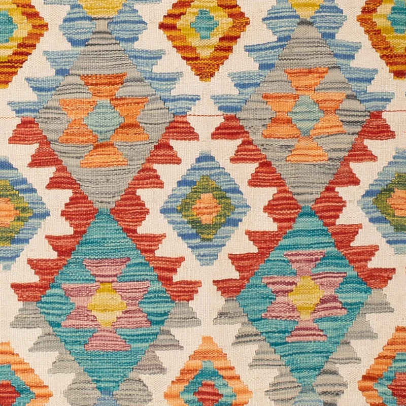Kelim Maimene Teppich 159x197cm - bunt