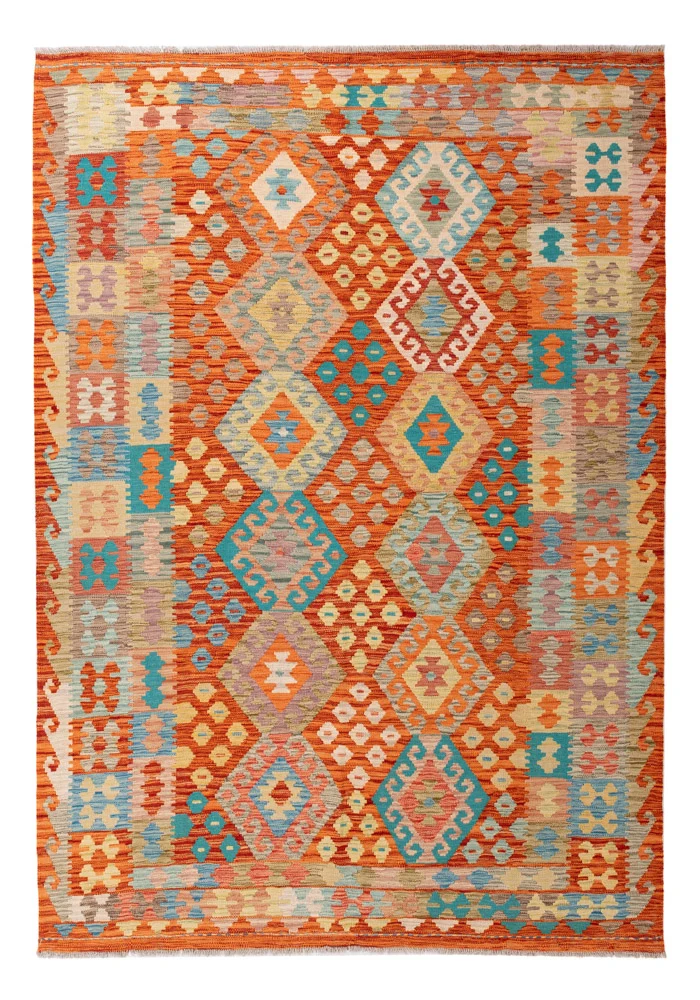 Kelim Maimene Teppich 173x242cm - bunt