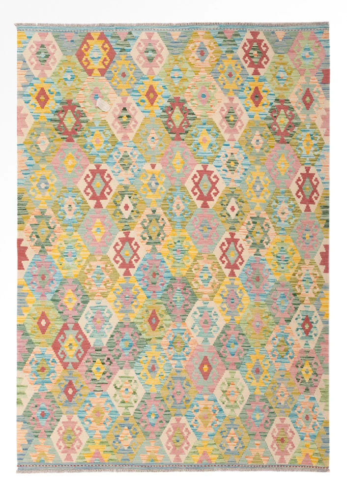 Kelim Maimene Teppich 171x245cm - bunt