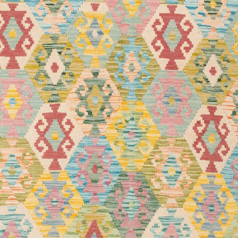 Kelim Maimene Teppich 171x245cm - bunt