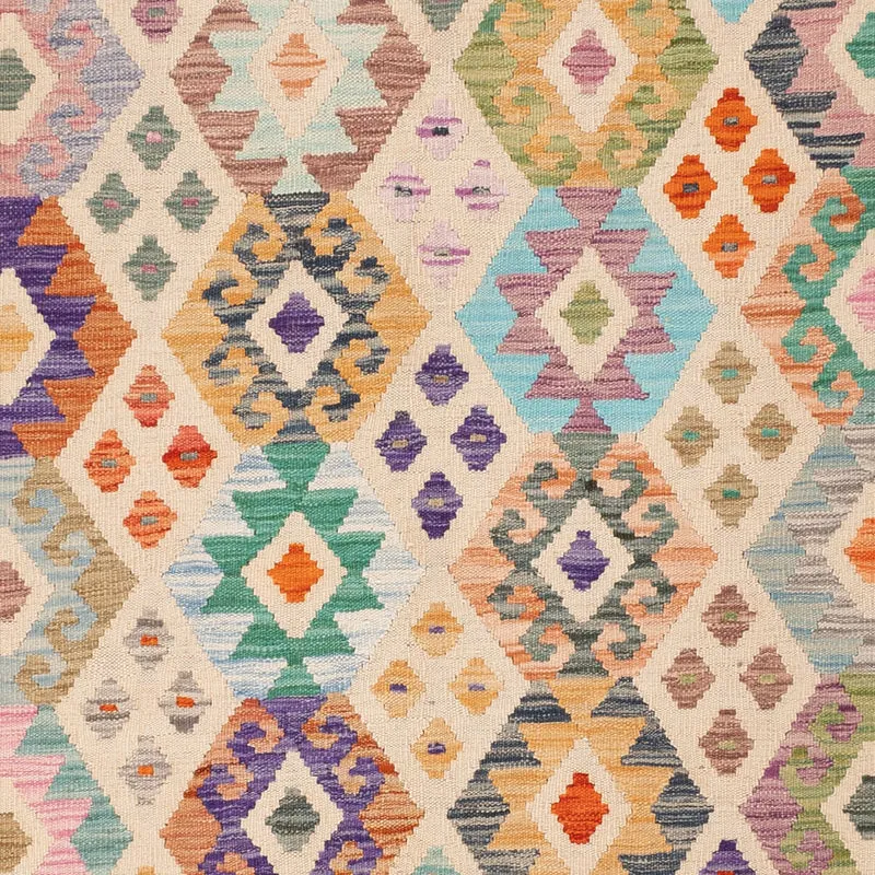 Kelim Maimene Teppich 171x241cm - bunt