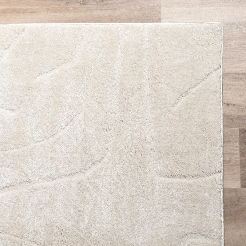 Japandi Teppich - Yori Abstrakt Lines Creme