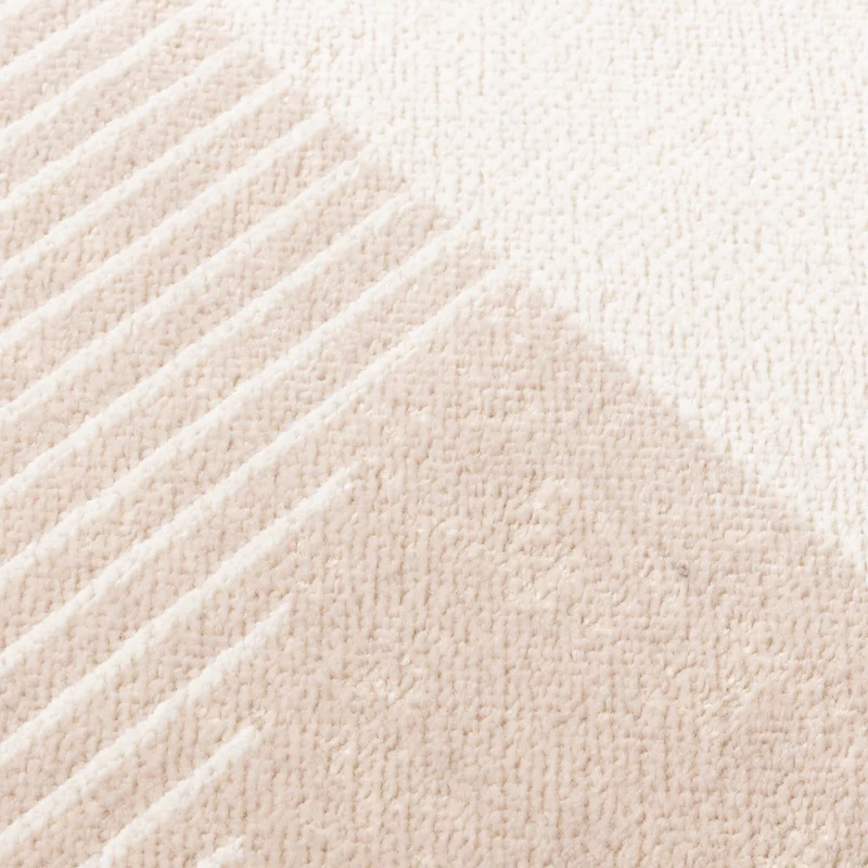 Skandinavischer Teppich - Aurora Shapes Beige