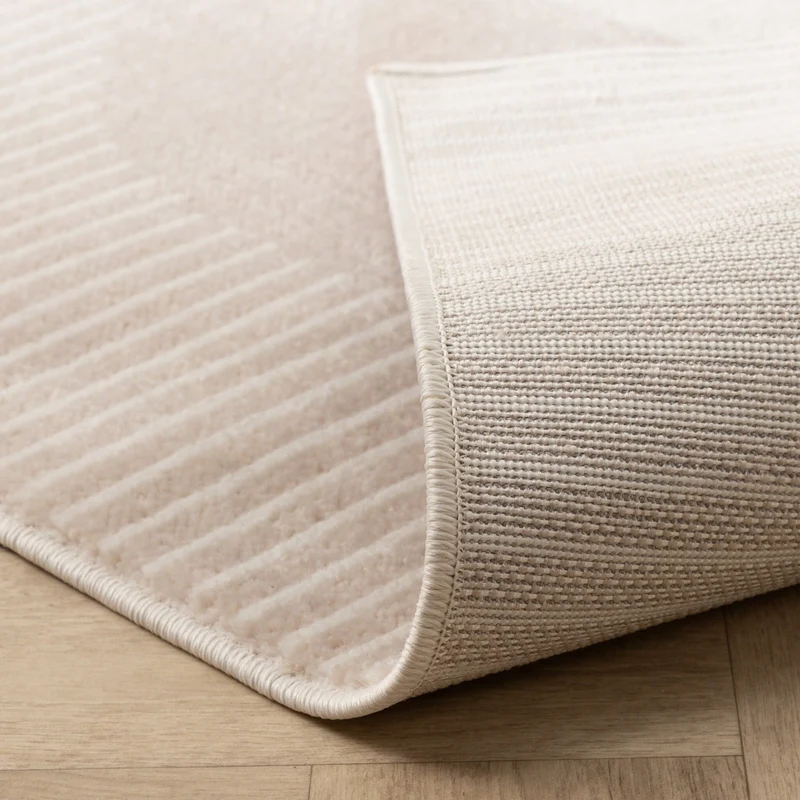 Skandinavischer Teppich - Aurora Shapes Beige