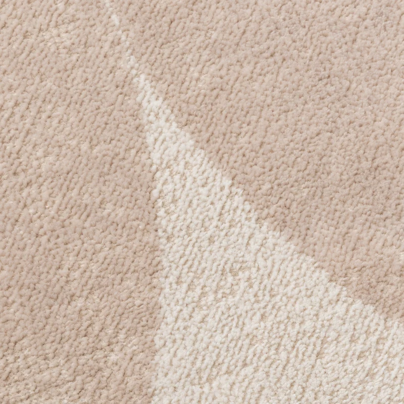 Skandinavischer Teppich - Aurora Circles Beige