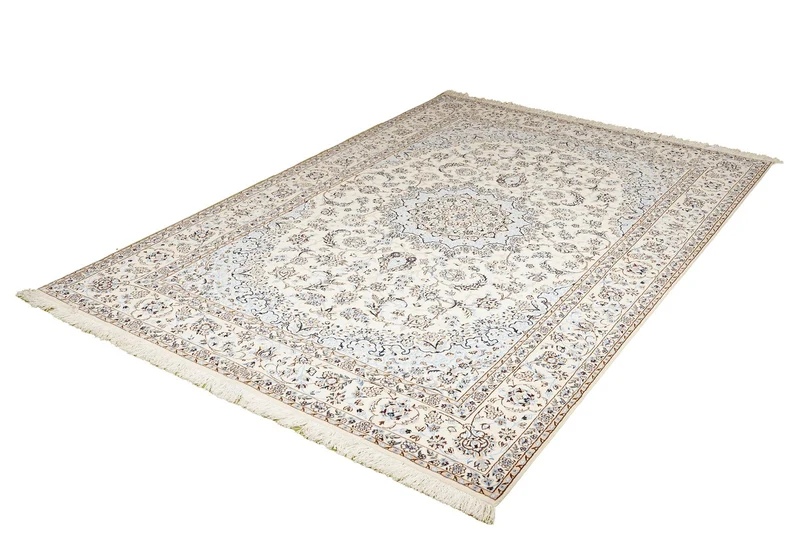 Nain 6La · Handgeknüpft – Beige, 233x161 cm