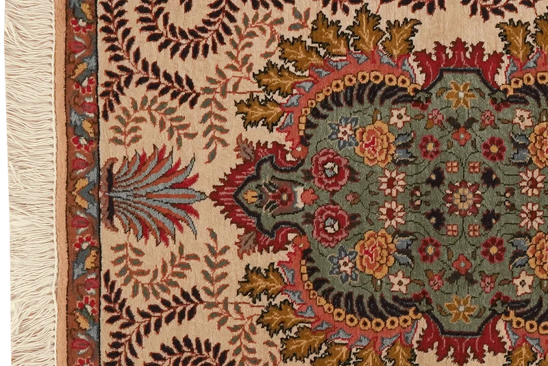Tabriz Old · Handgeknüpft – Beige, 81x64 cm