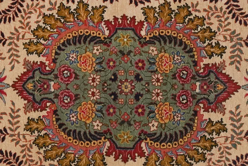 Tabriz Old · Handgeknüpft – Beige, 81x64 cm