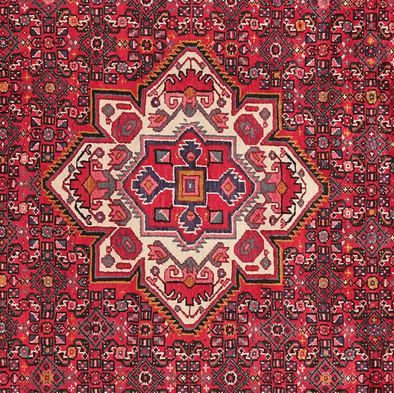 Hosseinabad · Handgeknüpft – Rot, 307x222 cm