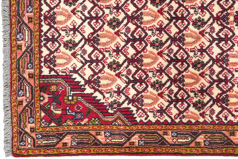 Assadabad · Handgeknüpft – Beige, 195x81 cm