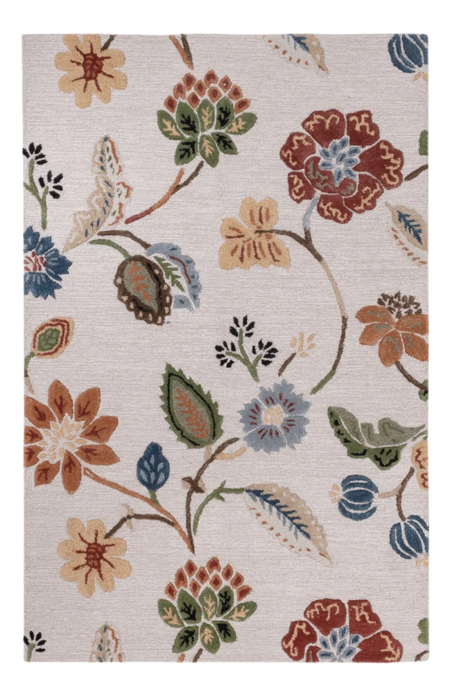 Wollteppich 120x185cm - mehrfarbig