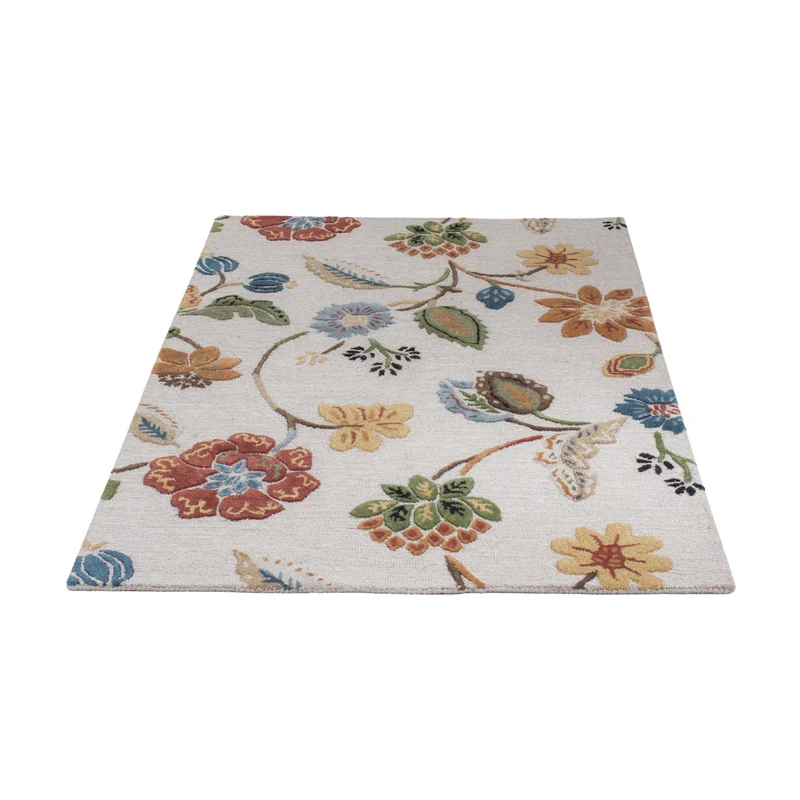 Wollteppich 120x185cm - mehrfarbig