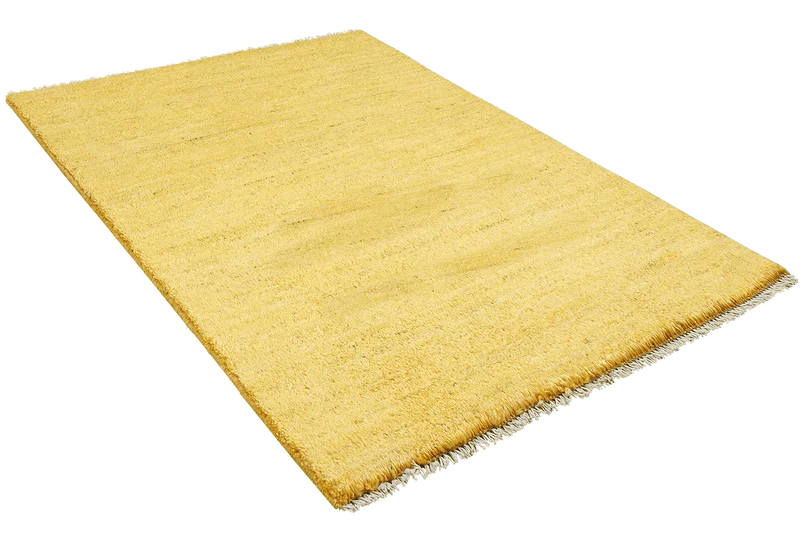 Gabbeh · Handgeknüpft – Gelb, 118x82 cm