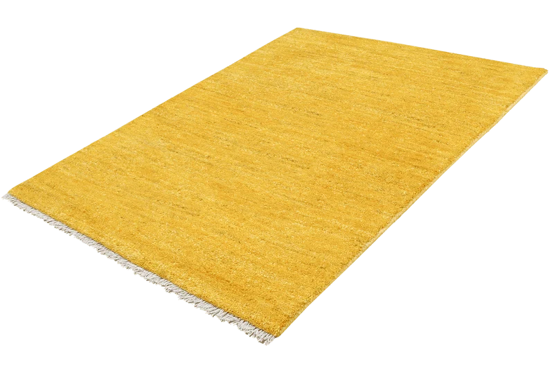 Gabbeh · Handgeknüpft – Gelb, 118x82 cm