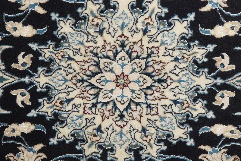 Nain 12La · Handgeknüpft – Blau, 212x147 cm