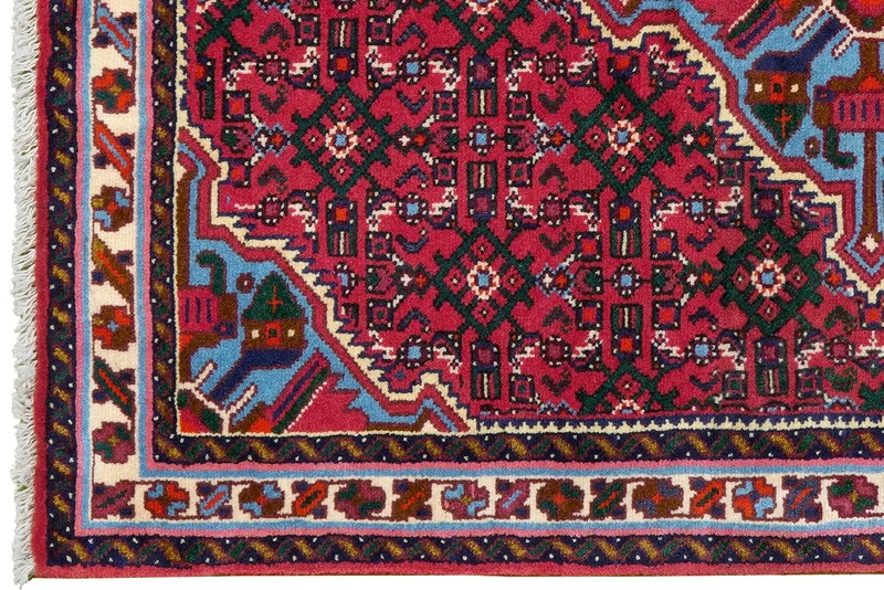 Hosseinabad · Handgeknüpft – Rot, 153x104 cm